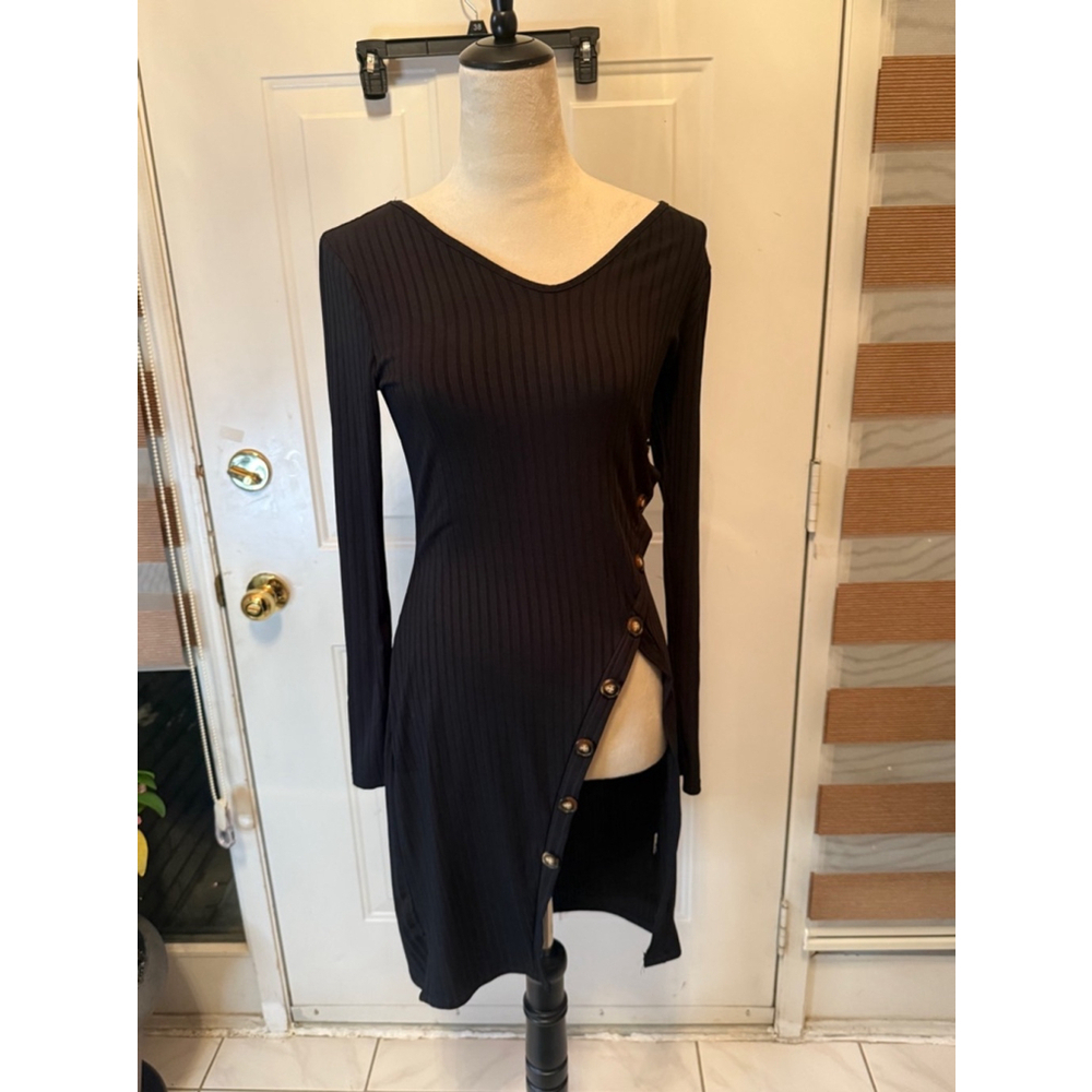 Women's Unbranded tunic top Small Black